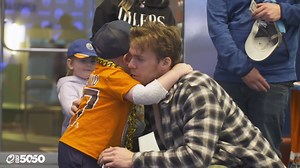 "They've done a great job keeping his legacy alive." #Oilers captain Connor McDavid chats with Gene Principe about supporting the Ben Stelter Foundation, which is the beneficiary of the EOCF's Mega 50/50 for #HockeyFightsCancer. Visit edmontonoilers.com/5050fb to participate. | Edmonton Oilers