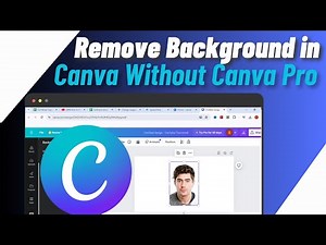 How To Remove Background In Canva Without Canva Pro | Transparent Image Background In Canva