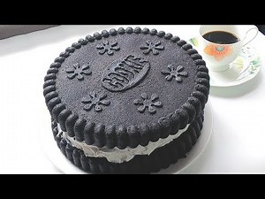 【卵・乳・小麦不使用】ジャイアントオレオ ケーキの作り方 How to make Giant Oreo cake