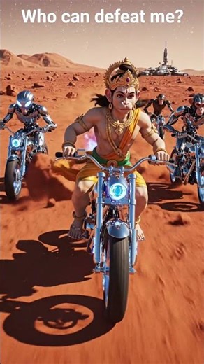 lord hanuman racing with aliens on mars#viral #ram #kidsvideo #hanuman #alien