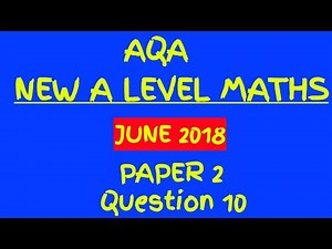 NEW A Level Maths AQA 2018 Paper 2 Walkthrough - Mechanics - Question 10: SUVAT