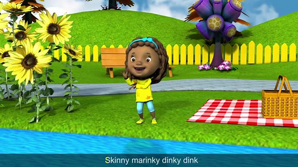 Skinny Marinky Dinky Dink I Love You ❤️ Sing-Along with Lyrics