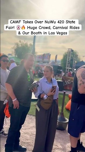CAMF Takes Over NuWu 420 State Fair! 🎡🔥 Huge Crowd, Carnival Rides & Our Booth in Las Vegas