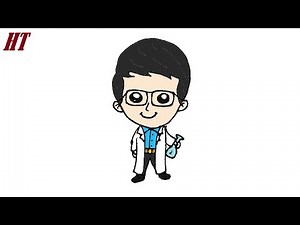 How to Draw a Cartoon Scientist