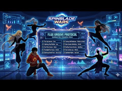 Flux Groove Protocol – Spinblade Wars Funk Training Album | Martial Arts Flow Music
