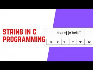 7.4.STRING AND STRING MANIPULATION IN C PROGRAMMING