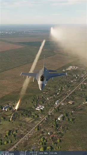 9.4K views · 167 reactions | F16 Fighter Jet Defensive Flares POV...