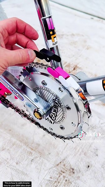 Adding Chrome Links to Your BMX Bike Chain