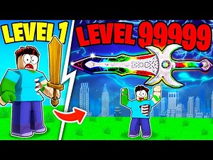 UPGRADING NOOB to GOD WEAPONS in ROBLOX (world record)