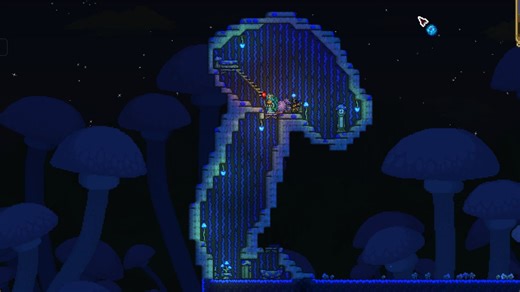 [泰拉瑞亚]艺术蘑菇屋