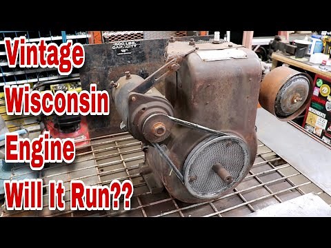 Incredible Vintage Wisconsin Engine - Will It Run?