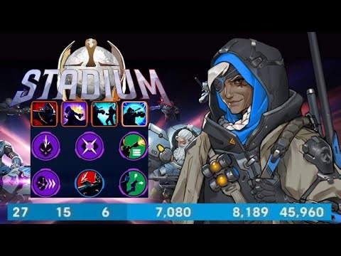 Using this Ana Headshot Build in Stadium || Overwatch 2