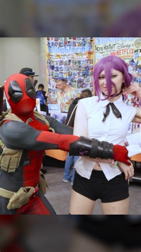 Deadpool vs Reze 💥 #deadpool #reze #cosplay