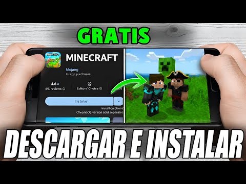 Cómo DESCARGAR MINECRAFT Para CELULAR Android en 2026 Ultima Version