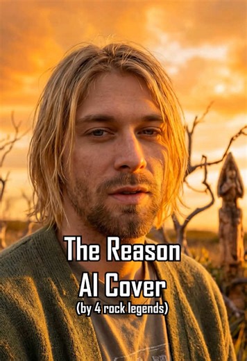 The Reason - AI cover with Kurt Cobain, Ozzy Osbourne, James Hetfield, and Amy Lee #kurtcobain #ozzyosbourne #jameshetfield #metallica #amylee