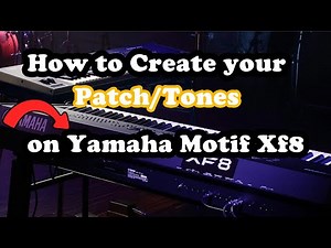 How to Create your Patch/Tones on Yamaha Motif Xf8 #yamaha #keyboards #reviews #viral