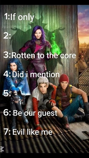 ranking descendants 1 songs🤪