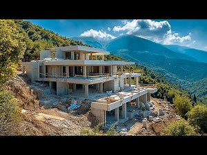TIMELAPSE -- 120 Days to Complete Building a $500,000 House in the Mountains | Start to Finish