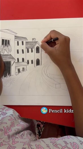 Pencil Shadow Drawing ✏️🖤 ‪@PencilKidzartschool‬ #drawing #pencildrawing #trending #art #shorts