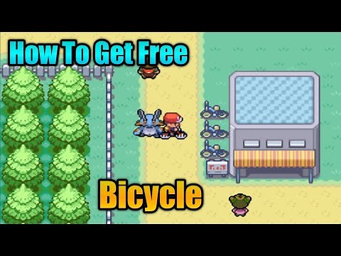 Pokemon Radical Red - How To Get Free Bicycle