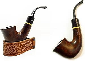 Fashion Briar Tobacco Pipe "JAR" CALABASH BELL HEATHER ROOT WOOD