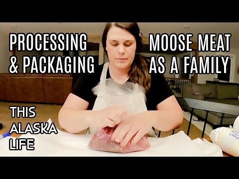 Processing Moose Meat as a Family | This Alaska Life