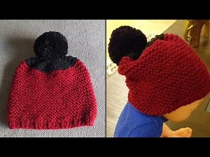 How to knit hat /cap with straight needles / quick and easy for beginners