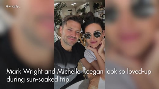 WATCH: Mark Wright and Michelle Keegan look so loved-up during sun-soaked trip