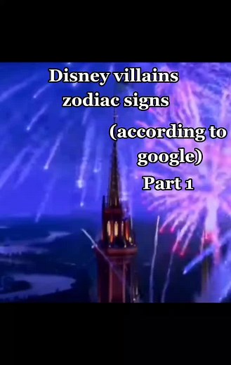 Disney villains zodiac signs #fyp #zodiac #disney #villian
