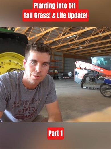 Planting into 5ft Tall Grass! & Life Update! | Part 1 #PlantingSeason #FarmLife #OvergrownField #AgLife #LifeUpdate