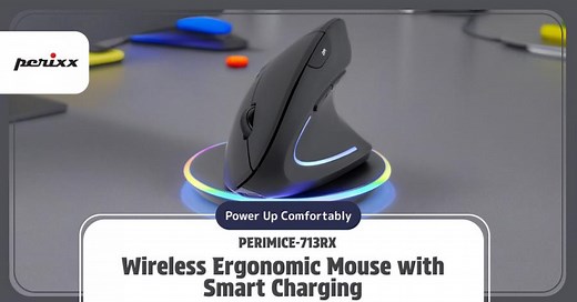 PERIXX Launches PERIMICE-713RX – The Next Generation of Wireless Ergonomic Comfort with Smart Charging