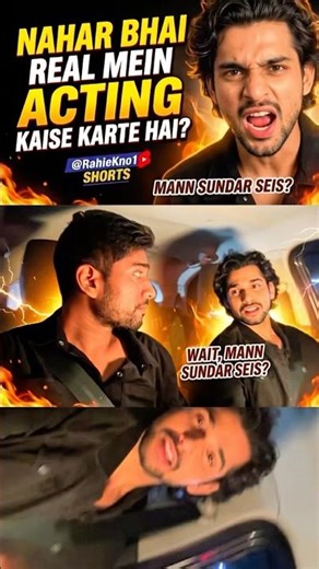 Nahar Bhai ka asli chehra? 😱 Mann Sundar ke set ke peeche kya hota hai? #shorts #ytshorts #dangal