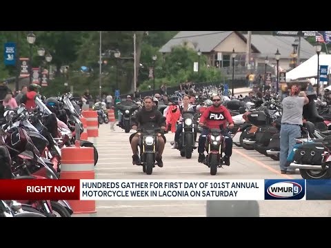 Thousands gather in Laconia for start of motorcycle week