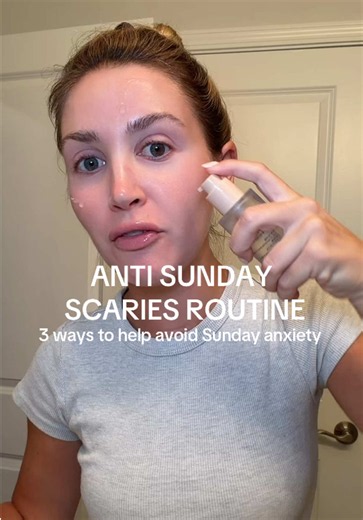the Sunday spiral is real but these little shifts in my routine have made the BIGGEST difference in my mental state and productivity levels for the week 🫶🏻 #sundayscaries #anxietyadvice #anxiety #sundayanxiety #selfhelp