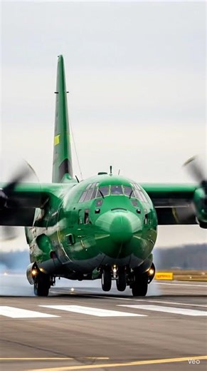 Hercules C-130 touch down #herculesc130 #aviation #landing