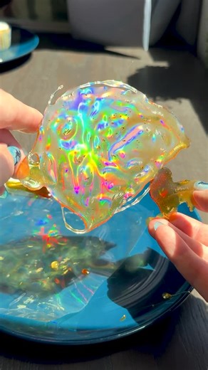 ACS Reactions | We tested a bunch of foods to see what we could make holographic. #holographic #science #diffraction | Instagram