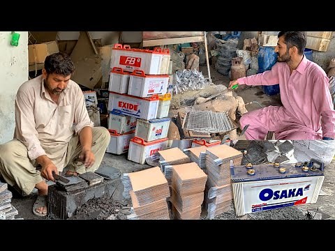 Lead Acid Battery Plates Manufacturing Process || How Lead-Acid Battery Plates are Made