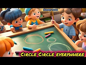 Shapes song | Circle shape song | Circle Circle everywhere | I'm a circle | kids learning action fun