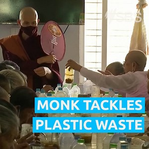 908K views · 2.8K reactions | When a Myanmar monk noticed a surge in plastic waste in his neighbourhood, he decided to do something about it. | SBS Australia | Facebook