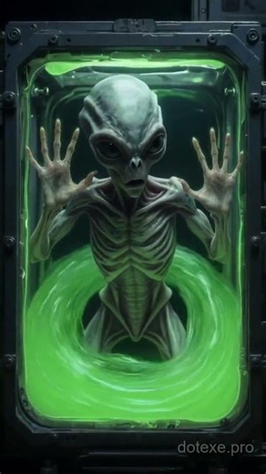 Alien Worlds Alien In Tank Live Wallpaper for Android