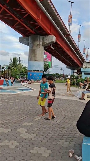 The Bridge Park of Lapu-Lapu City. The park is located under the First Mactan Bridge. 1