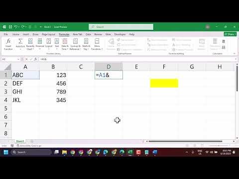 How to Add Text With Numbers in Excel - How to Add Alphabets with Numbers in Excel