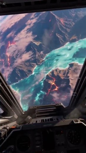 POV: You’re Crashing Into the Most Beautiful Planet in the Universe #Astronaut #Space #Cinematic