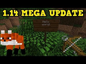 Minecraft 1.14 Newest Features - MEGA UPDATE CONFIRMED