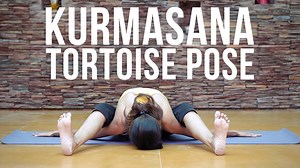 How to do Kurmasana - Tortoise Pose with Dhivyam Yoga Kurmasana or the Tortoise Pose or Turtle pose is so called because the asana looks like a tortoise in the final pose. The name has been derived from a Sanskrit word ‘Kurma’ which means ‘a tortoise’. While performing this, your body resembles the shape of a tortoise, that is why it is named so. This asana is important to the spiritual discipline of Yoga. It develops a feeling of serenity. Well, it is quite difficult to perform, but with the re
