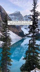 POV: you ticked off your bucket list   Moraine Lake  @wanderingbackpack | Mountain Warehouse USA | Facebook