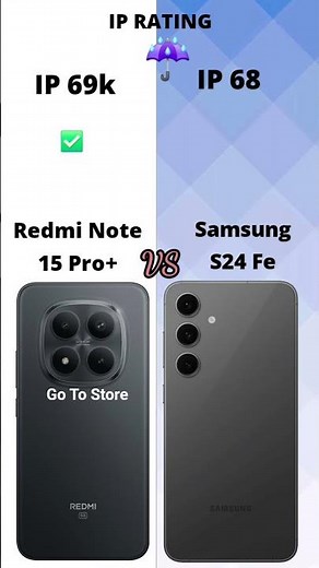 Redmi Note 15 Pro Plus vs Samsung Galaxy S24 Fe