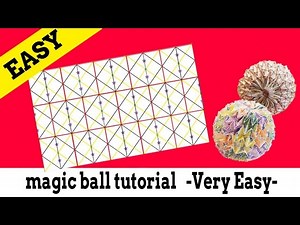折り紙：マジックボール折り方のコツ magic ball tutorial ［Very Easy］