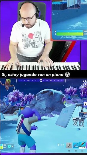 👉 Tocando Through Patches of Violet de Mili mientras juego Fortnite 🎹🟣🔥