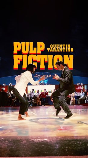 Cinema is Emotion on Instagram: "The iconic dance scene in Pulp Fiction was never meant to be flashy—Tarantino wanted it to feel awkward, simple, and effortlessly cool. Inspired by 1960s twist contests and French New Wave cinema, he let Travolta and Thurman improvise parts of the routine, creating a moment that felt raw, human, and instantly unforgettable. What looks like pure style was actually Tarantino’s tribute to the rhythm of classic pop culture. John Travolta, known for his legendary danc